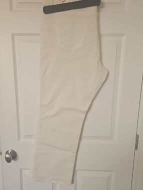 Talbots Heritage Cut Cream Boot-Leg Pants